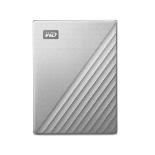 Western Digital WD My Passport Ultra für Mac mobile Festplatte 2 TB silver WDBKYJ0020BSL-WESN