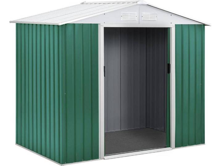 Gerätehaus aus Metall \ Rosas\ - 2,71 m² - Grün