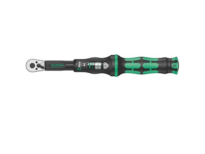 Wera 05075605001 Clé dynamométrique à cliquet Click-Torque A 6\, hexagone 1/4\ \, 2.5-25 Nm Vert