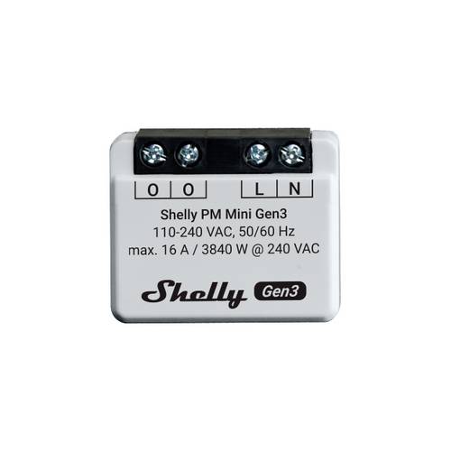 Shelly PM Mini Gen3 Schalt-Messaktor Wi-Fi, Bluetooth