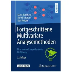 Fortgeschrittene Multivariate Analysemethoden, Fachbücher von Rolf Weiber, Bernd Erichson, Klaus Backhaus
