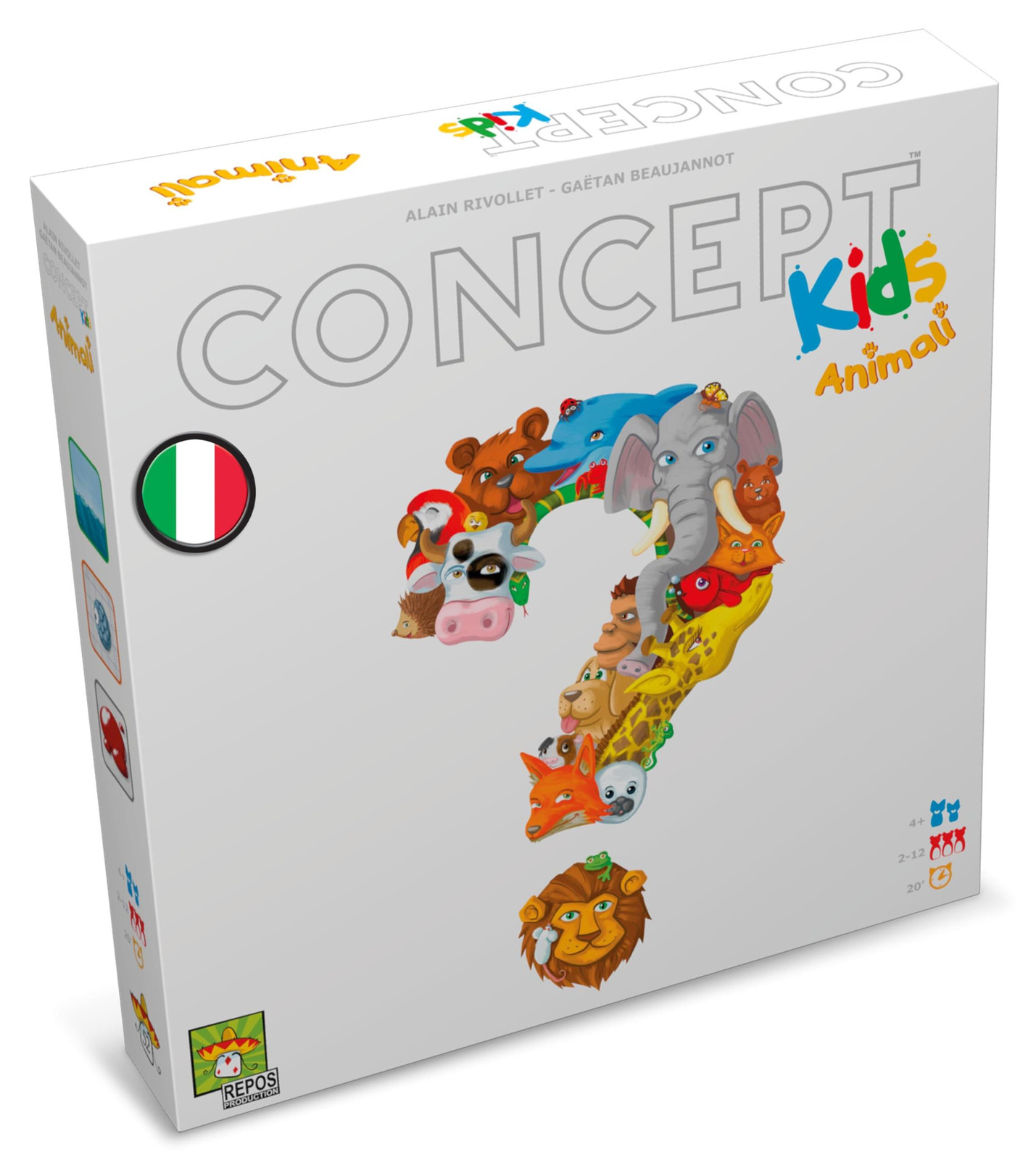 Asmodee Concept Kids Animali spel voor alle leeftijden