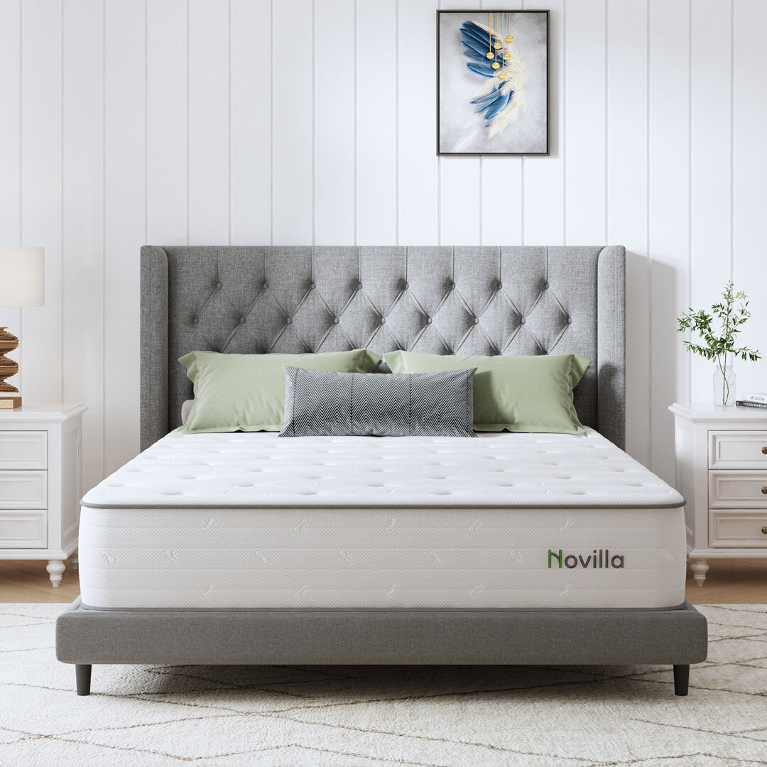 Novilla 30cm Medium Memory Foam Pocket Sprung Mattress Super King (6')