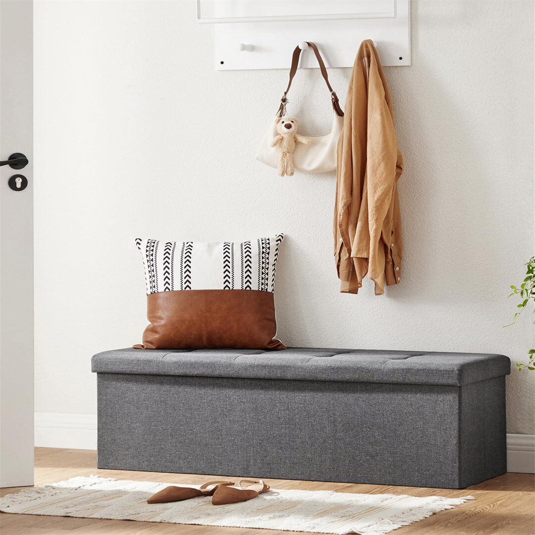 17 Stories Sirlis Office Bench Gray