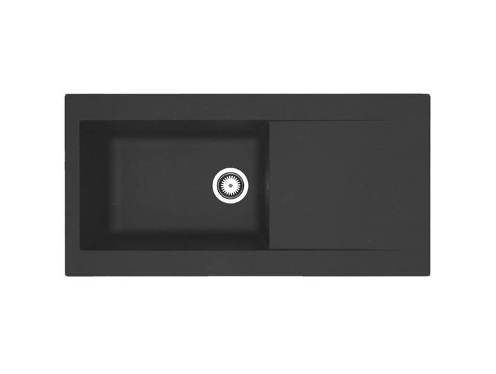 Evier résine 1 bac EINNA 100 x 50 cm noir