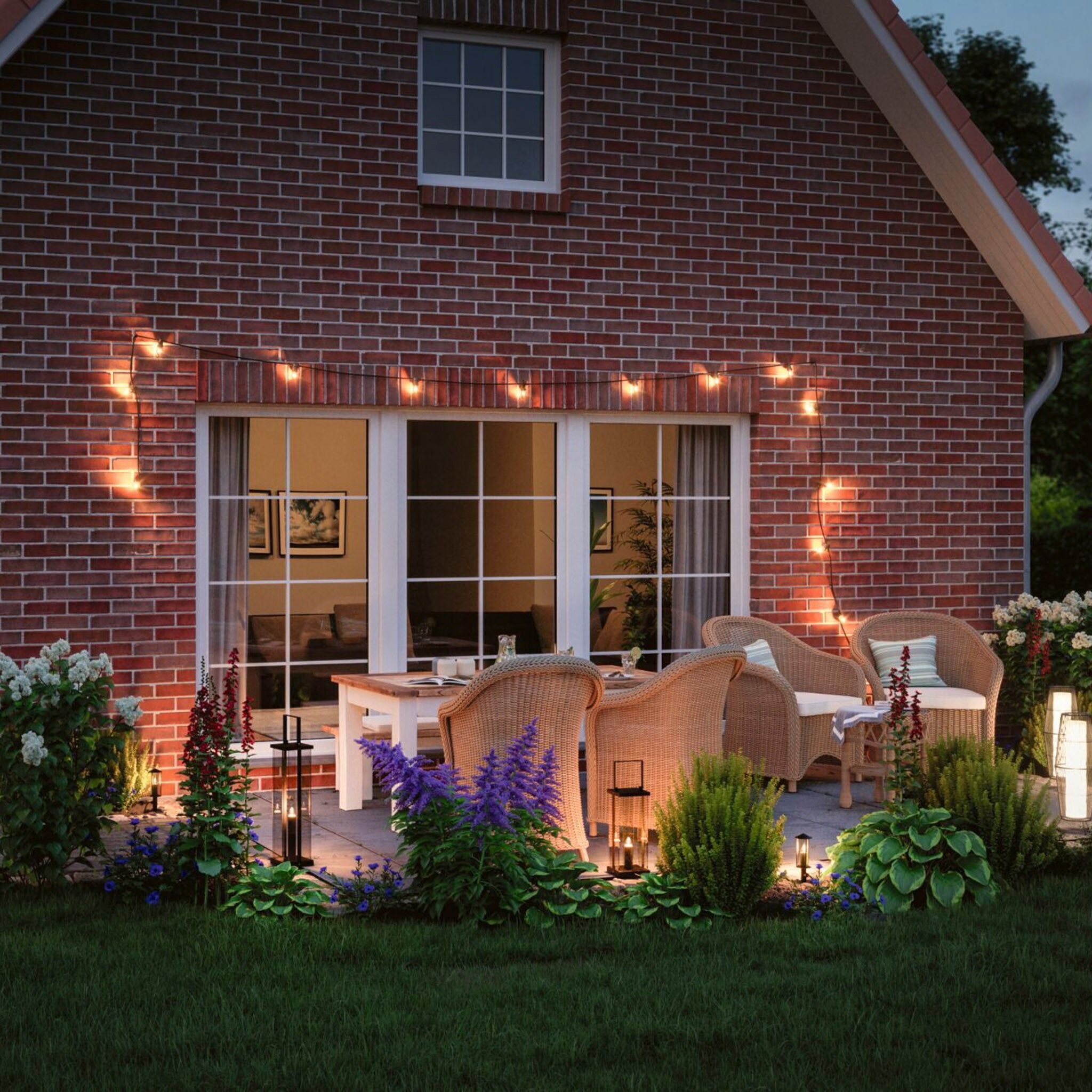 Paulmann - Plug & Shine 2W LED Fairy Lights in Black