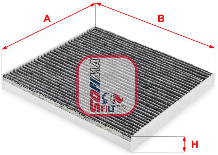 Innenraumluftfilter mit Aktivkohle SOFIMA S4269CA