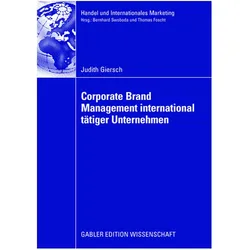 Corporate Brand Management international tätiger Unternehmen, Fachbücher von Judith Giersch