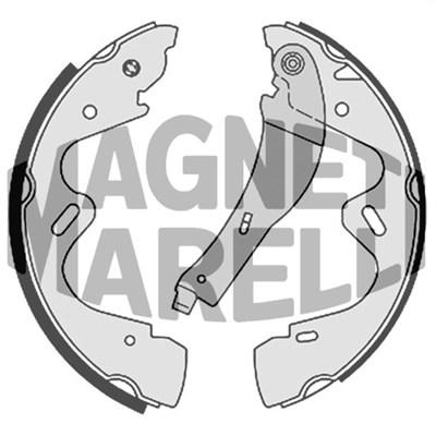 MAGNETI MARELLI Bremsbacke 360219198320 für NISSAN