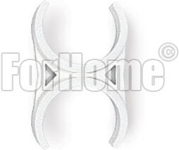 Clip Per Doppia Installazione 2"X2,5" (Or)