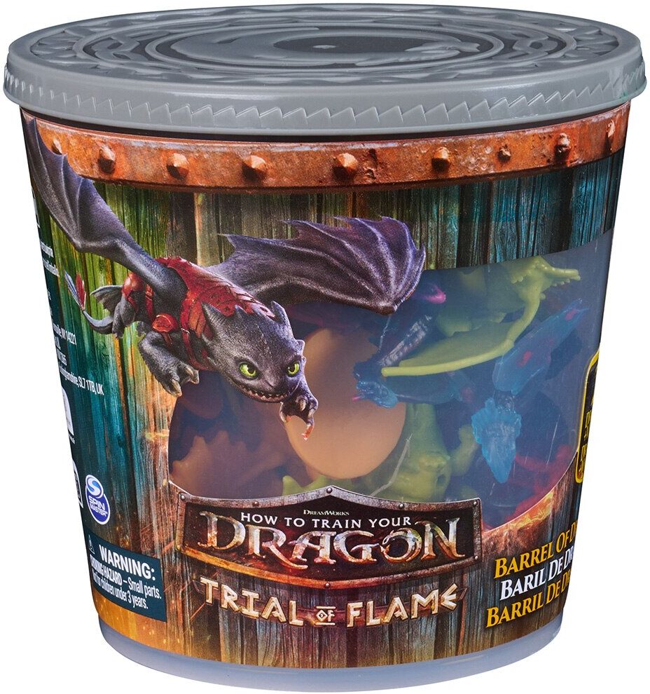 Spin Master Barril mini dragones Vikingos Dragons modelos surtidos.