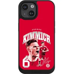 Nivocase Handyhülle für Apple iPhone 15 Hülle NIVOpure Case Schwarz FC Bayern München FCB Joshua Kimmich (Apple iPhone 15), Smartphone Hülle, Schwarz