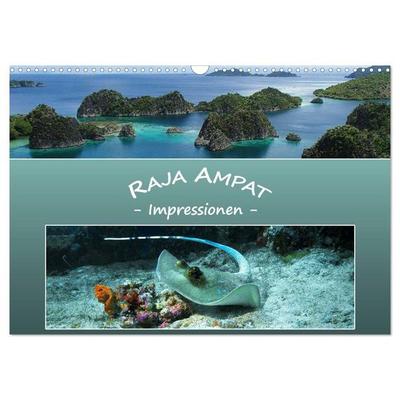 Raja Ampat - Impressionen (Wandkalender 2027 DIN A3 quer), CALVENDO Monatskalender