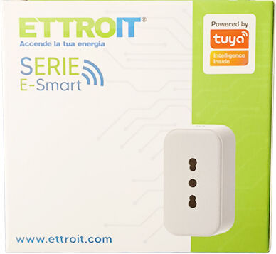 Ettroit Presa Bipasso Intelligente Wifi 16a Smart Con Monitoraggio Consumi Tuya Etwf4006
