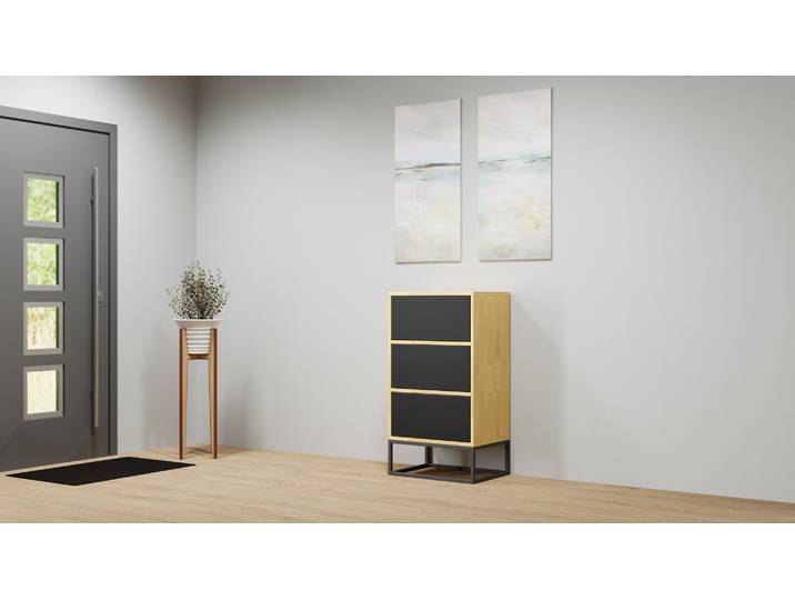 Elegantes Highboard nach Maß – diverse Materialien Buche Natur geölt