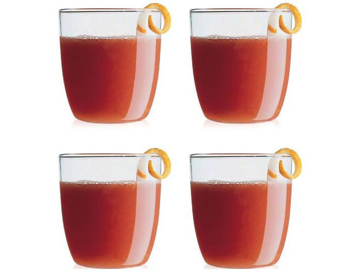 Bodum Glas Doppelwand Kvadrant 20cl 4 Stück