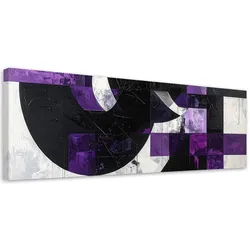 LEINWANDBILD 3D und geometrisch 120x40cm
