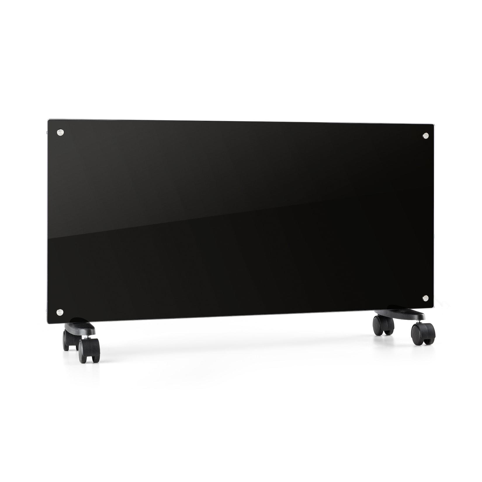 Bornholm Smart Konvektions-Heizgerät 2000 W SmartHeat Design: WiFi-Verbindung LED-Display 24-h-Timer 2 Heizstufen: 1000 / 2000 W IP24: Spritzwassergeschützt Fernbedienung Standgerät Schwarz
