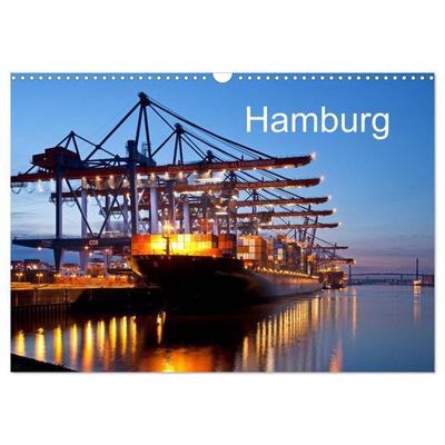Hamburg (Wandkalender 2027 DIN A3 quer), CALVENDO Monatskalender
