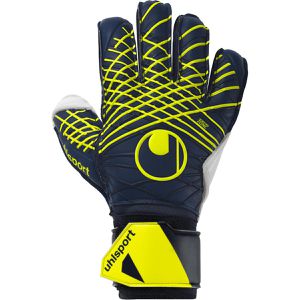 uhlsport Torwarthandschuhe Prediction Soft Flex, für Kinder, Fingersafe, regulärer Schnitt, Größe 4