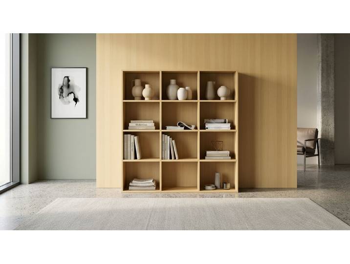 Pickawood™ Massivholzregal nach Maß Buche Natur geölt