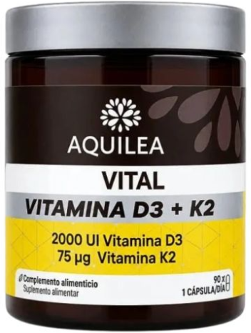 Aquilea Vital Vitamina D3 + K2 90Caps