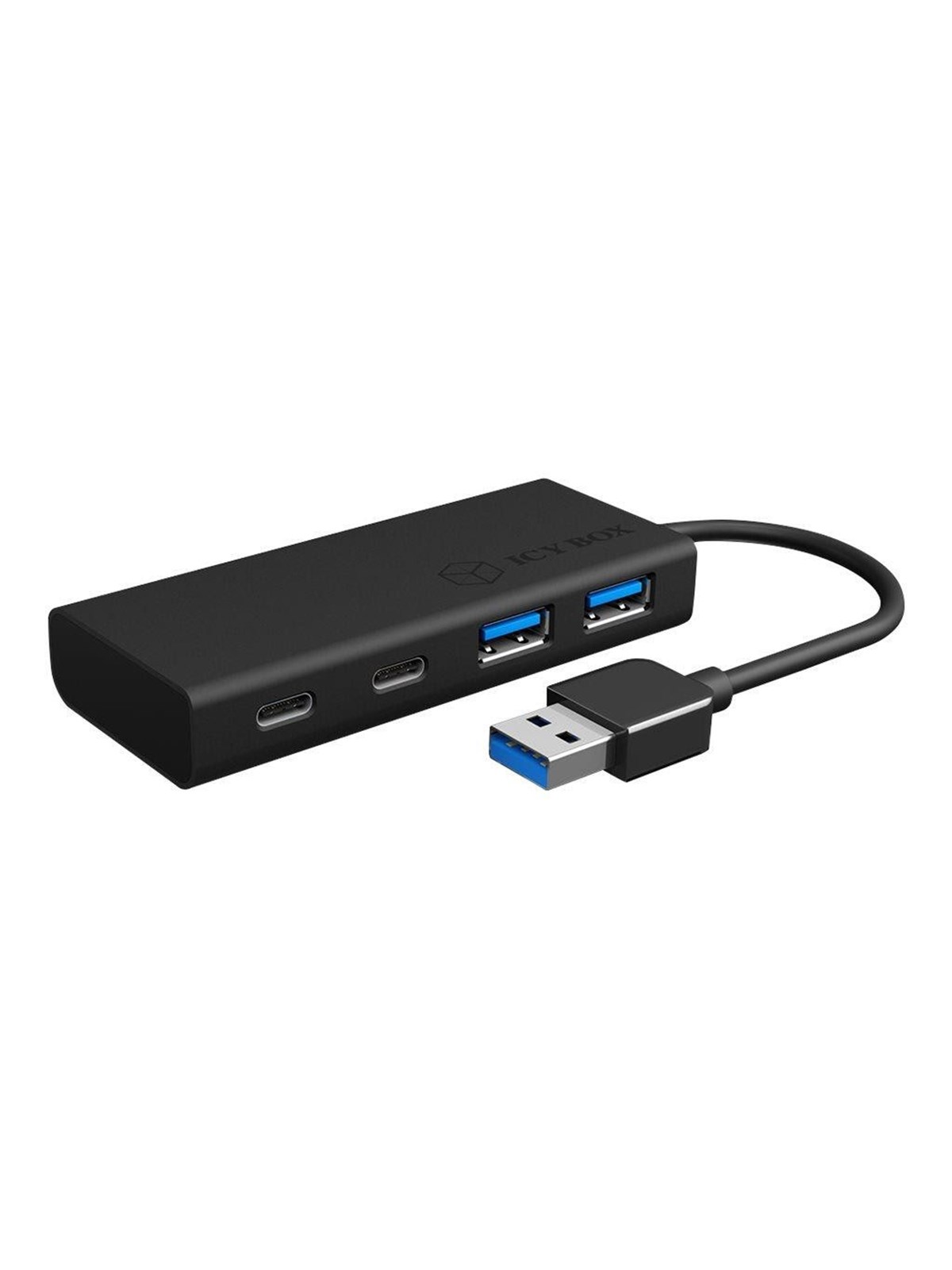ICY BOX IB-HUB1426-U3 USB-Hubs - 4 - Schwarz