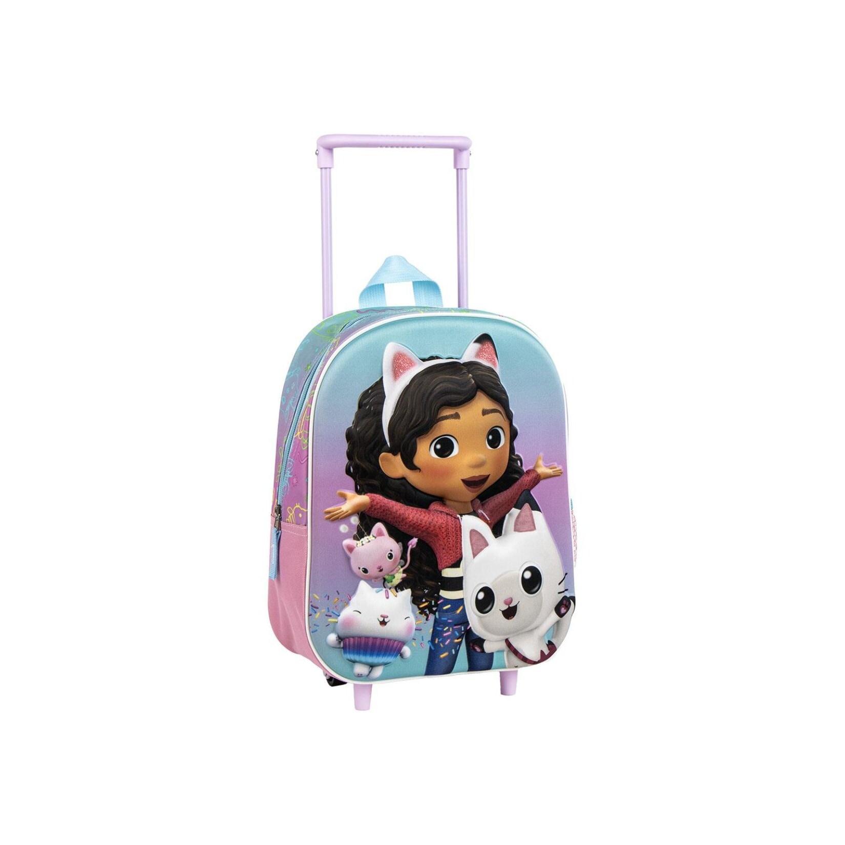 Dollhouse Kinder Trolley Rucksack – 3D Schulrucksack, Reisetasche