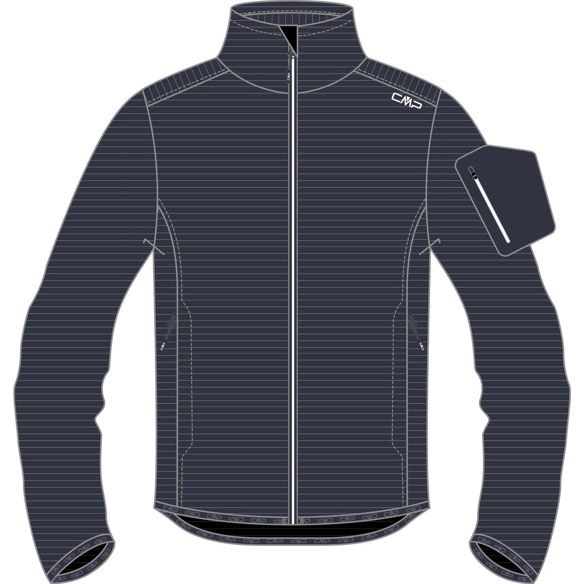 CMP MAN Jacket antracite (U423) 54 33E6557-U423-54