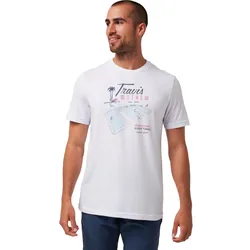 TRAVISMATHEW T-Shirt On Vacation, weiss