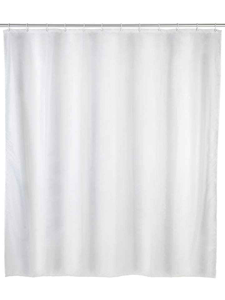 Schöner Wohnen Kollektion Duschvorhang "Nes" in Weiß - (L)240 x (B)180 cm - onesize