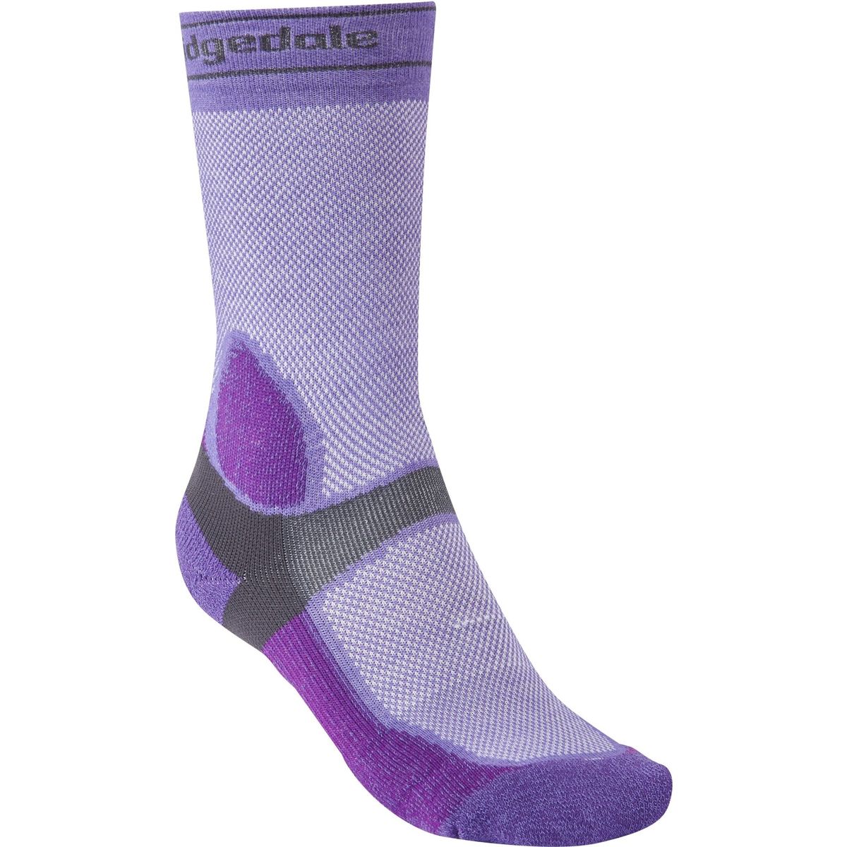 Bridgedale Mtb/Gravel Lightweight Coolmax Sport Boot purple/dk grey (340) S 710358-340-S