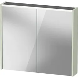 Duravit D-Code Spiegelschrank Verspiegelt DC71060HHHH2000 800x700x148, Blassgrün Matt, Steckdose J, LED Beleuchtung