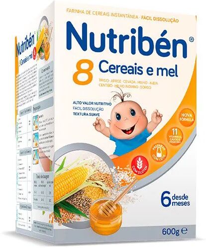 Nutribén 8 Cereales Harina Miel 2x300g