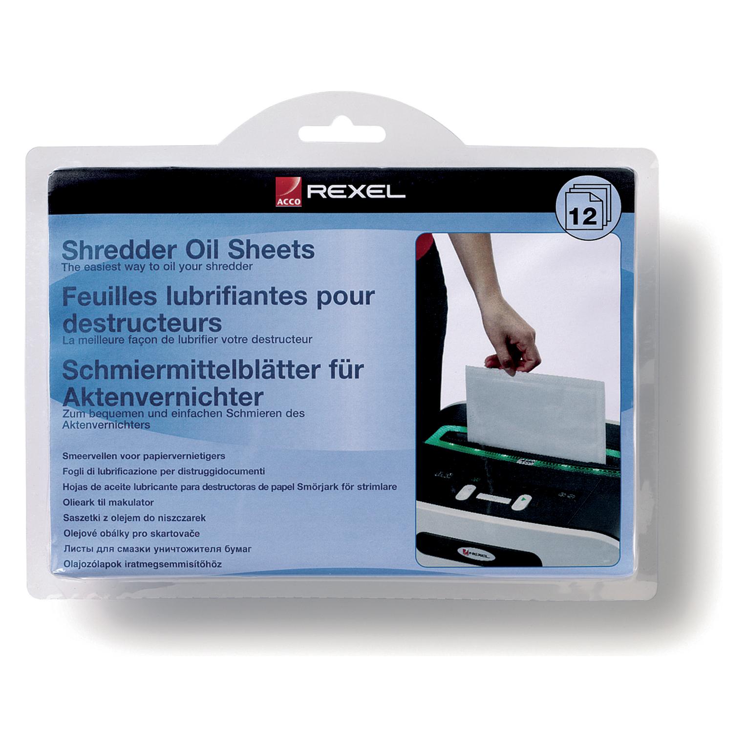 Rexel Schmiermittel-Blätter für Aktenvernichter (2101948)