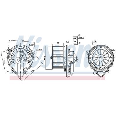 NISSENS Innenraumgebläse 87179 für Peugeot