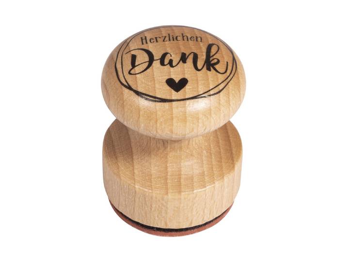 Stempel Herzlichen Dank , 3cm ø