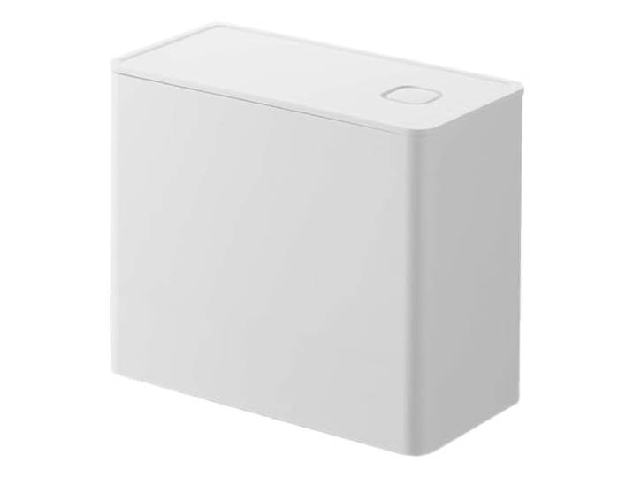 YAMAZAKI 6907 TOWER Airtight Coffee Storage Container\, white\, Polypropylene/Silicone\, 18.4 x 9.2 x 15.4 cm
