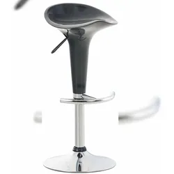 Proregal CHEFGASTRO Barhocker RIVIERA HxBxT 87x37x37cm Kunststoff Grau Barstuhl Drehstuhl