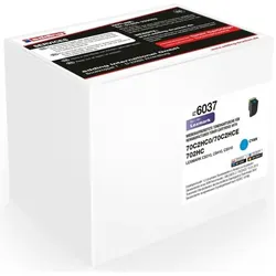 Edding, Toner, EDD-6037 cyan Toner ersetzt LEXMARK 70C2HC0 - Tonereinheit (C)