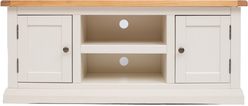 Brambly Cottage Henslee TV Stand for TVs up to 55" White/Antique Brass 55"