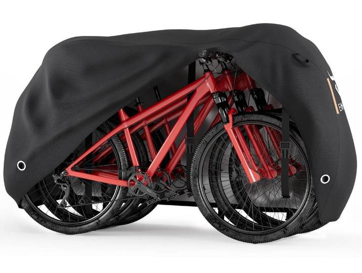 Fahrradabdeckung für 2-3 Fahrräder 221x119x119cm 420D wasserdicht UV-Schutz