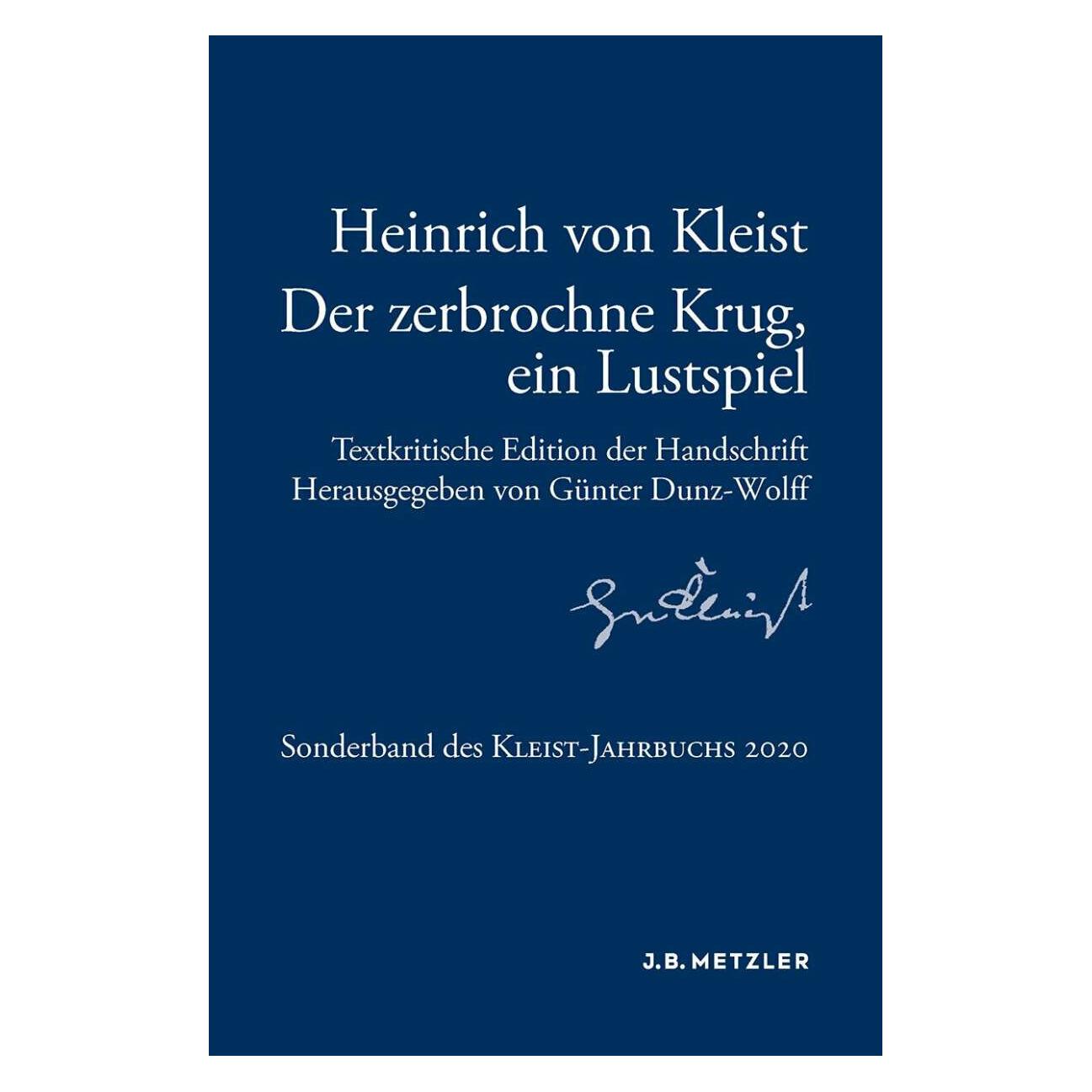 Springer Heinrich von Kleist: Der zerbrochne Krug, ein Lustspiel (Deutsch, Softcover, Günter Dunz-Wolff) (25423100)