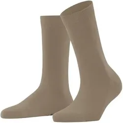 FALKE Damen Socken Da FALKE Family SO, Größe 39-42 in Beige 4092