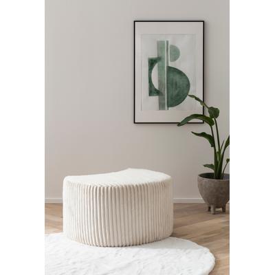 Hocker HOME AFFAIRE "MAISIE Cord, passende Ergänzung Big-Drehsessel", beige (hellbeige), B:47cm H:45cm T:53cm, Hocker, Hocker, in 3 Farben