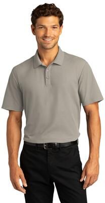 Port Authority K810 SuperPro React Polo Shirt in Gusty Grey size 4XL   Polyester Blend