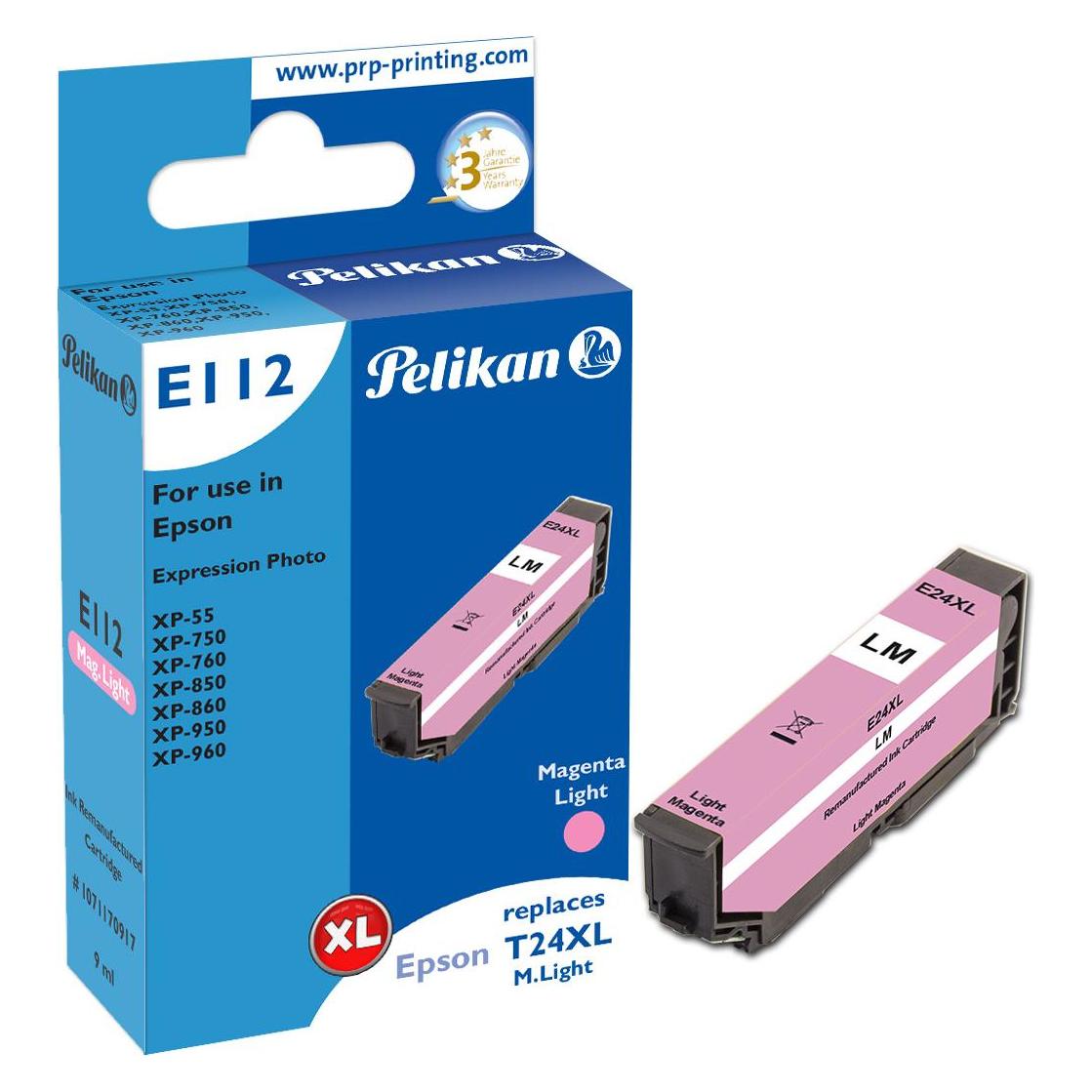 Pelikan Tinte Epson T24XL Light Magenta (LM) (1071170917)