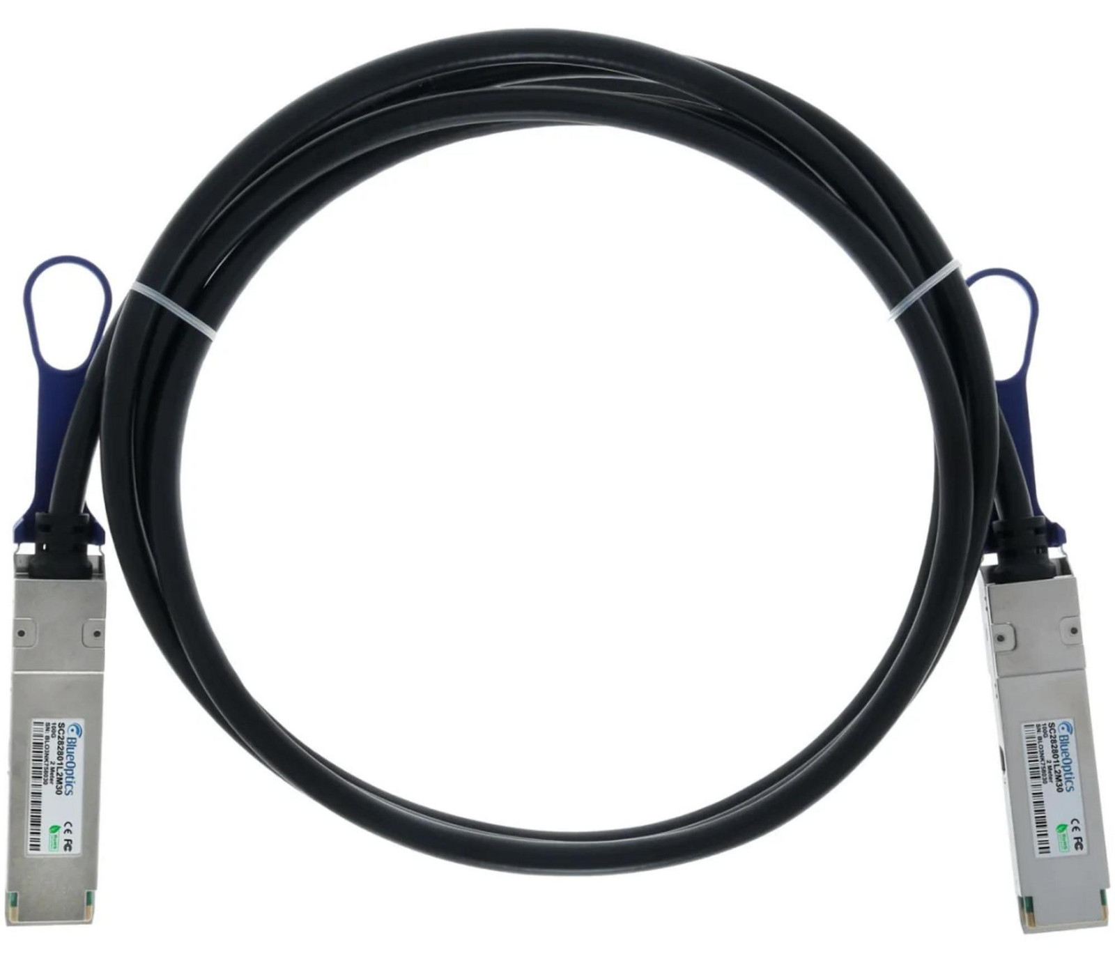 BlueOptics Compatibele HPE Aruba JL307A BlueLAN SC282801L3M26 QSFP28 directe aansluitkabel, 100GBASE-CR4, Infiniband EDR, 26AWG, 3 meter