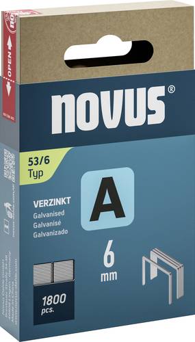 Novus Tools 042-0773 Feindrahtklammern Typ 53 1800 St. Abmessungen (L x B) 6mm x 11.3mm