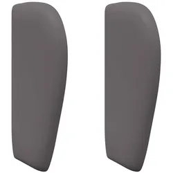 vidaXL Kopfteil Ohr Dunkelgrau 40 x 23 x 6 cm PVC